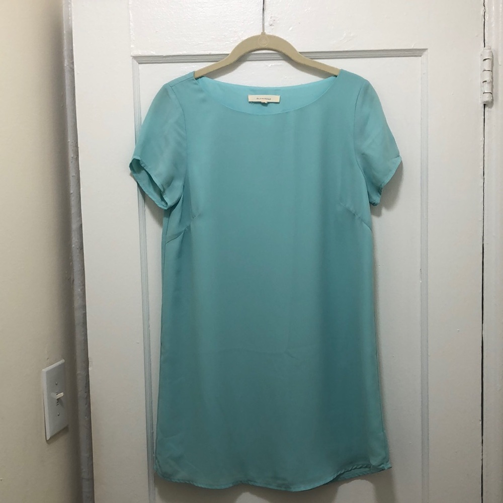 Turquoise Chiffon Tunic (size S)